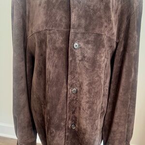 Men's Brown Suede Jacket